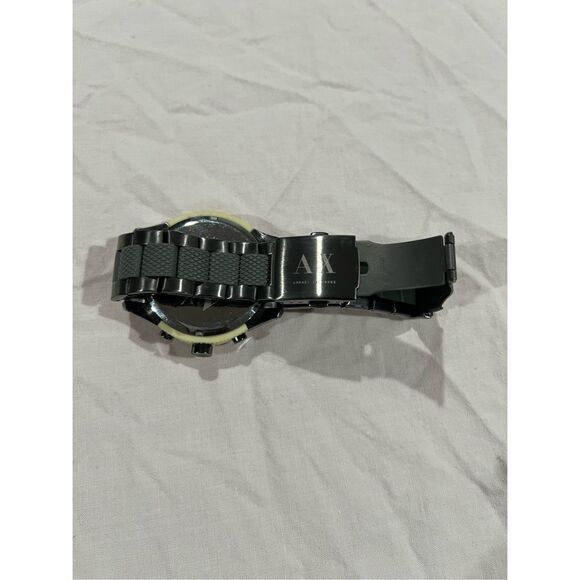 Armani Exchange AX1385 Men’s Chronograph Watch Black Dial Sport A|X Stainless - Picture 5 of 10